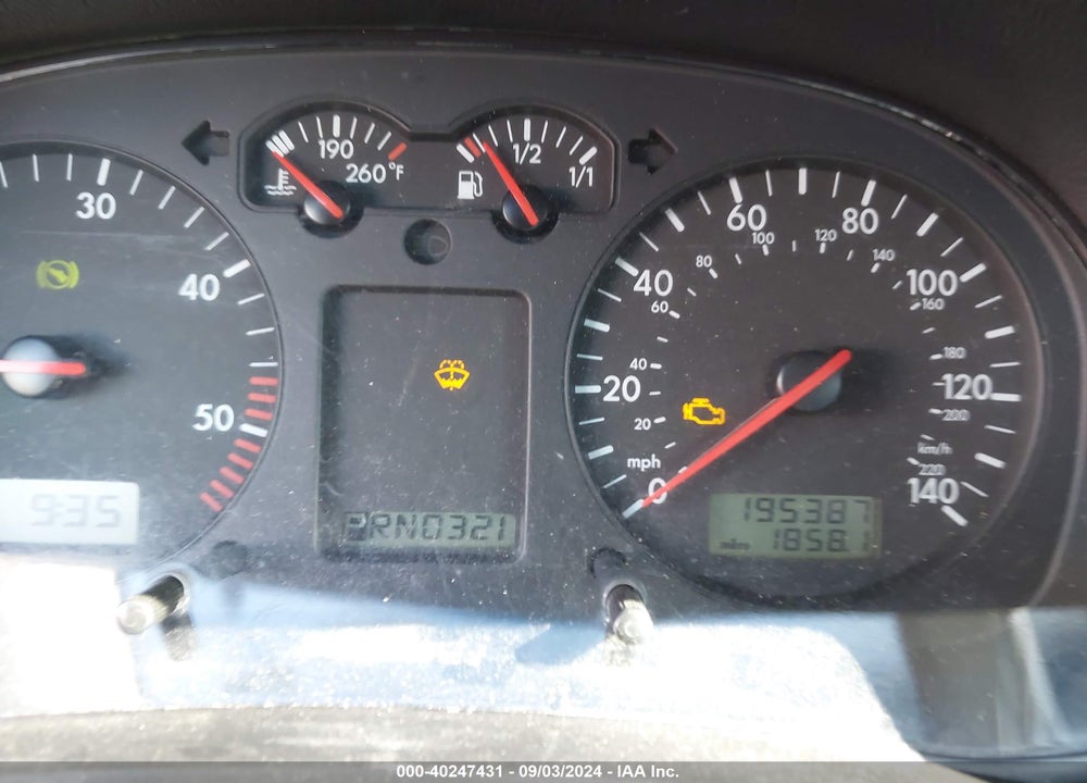 2002 VOLKSWAGEN JETTA GLS TDI VIN: 3VWSP69M92M104996