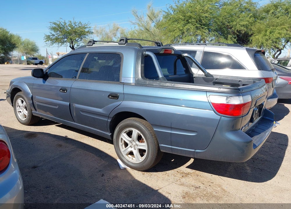 2006 SUBARU BAJA SPORT VIN: 4S4BT62C867100675