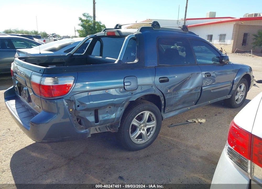 2006 SUBARU BAJA SPORT VIN: 4S4BT62C867100675