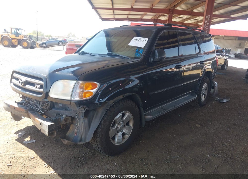 2002 TOYOTA SEQUOIA SR5 V8 VIN: 5TDBT44A32S083594
