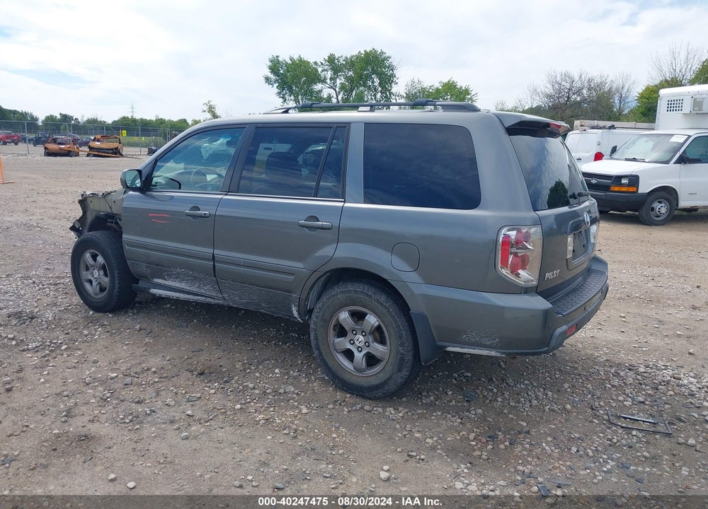 2008 HONDA PILOT EX-L VIN: 5FNYF18678B027435