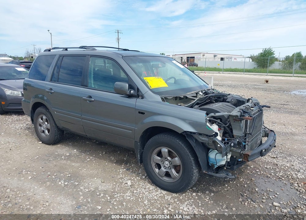 2008 HONDA PILOT EX-L VIN: 5FNYF18678B027435