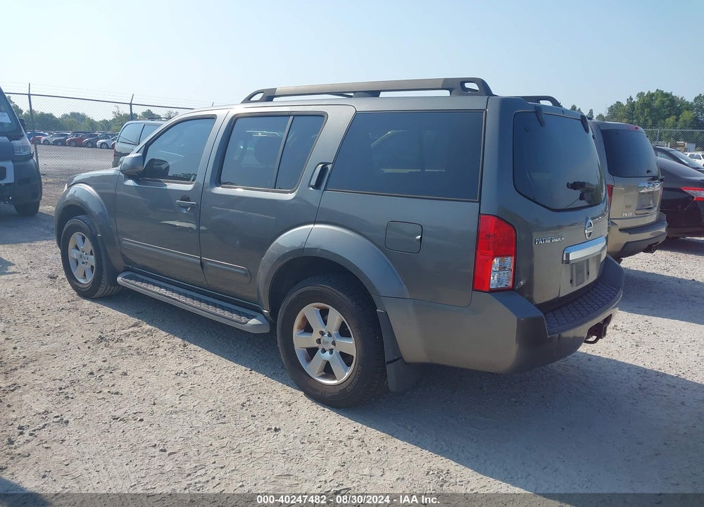 2008 NISSAN PATHFINDER SE VIN: 5N1AR18U08C666756