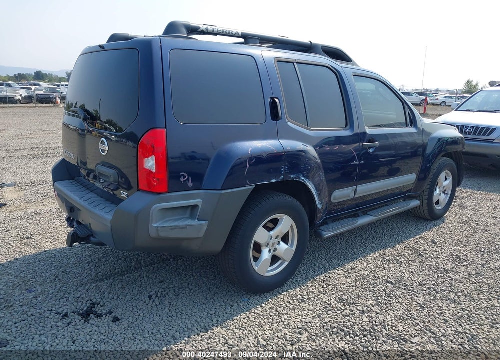 2007 NISSAN XTERRA SE VIN: 5N1AN08U77C507771