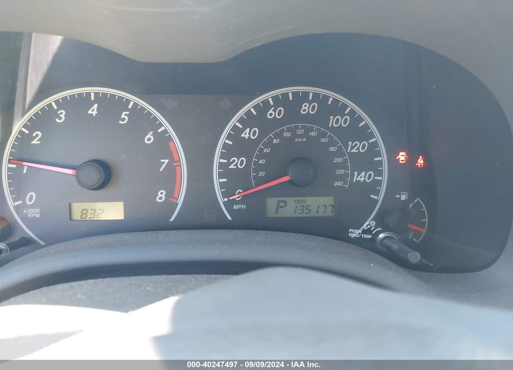 2009 TOYOTA COROLLA LE VIN: 1NXBU40E29Z076708