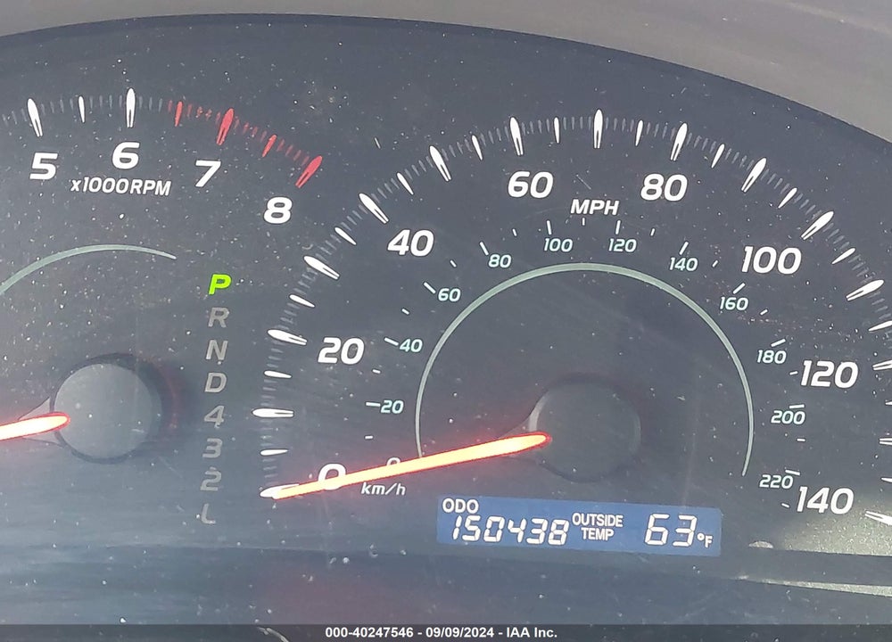 2008 TOYOTA CAMRY LE VIN: 4T4BE46K78R042133