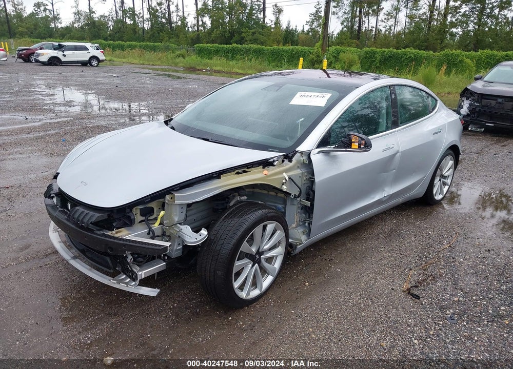 2018 TESLA MODEL 3 LONG RANGE/MID RANGE VIN: 5YJ3E1EA3JF048486