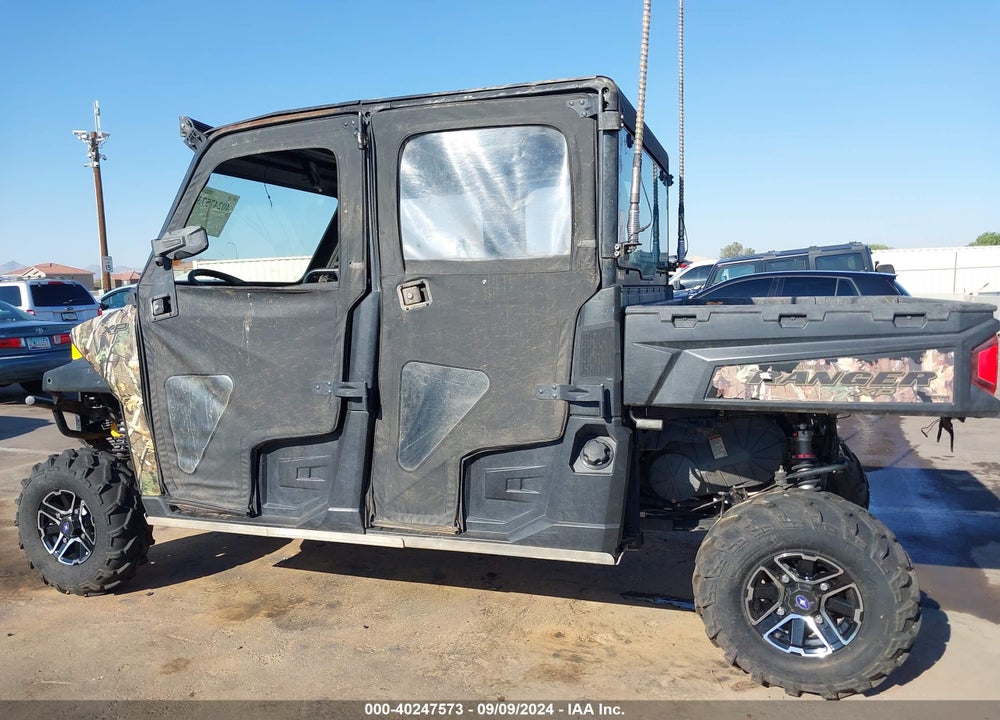 2018 POLARIS RANGER CREW XP 1000 EPS VIN: 4XARVE993J8497692