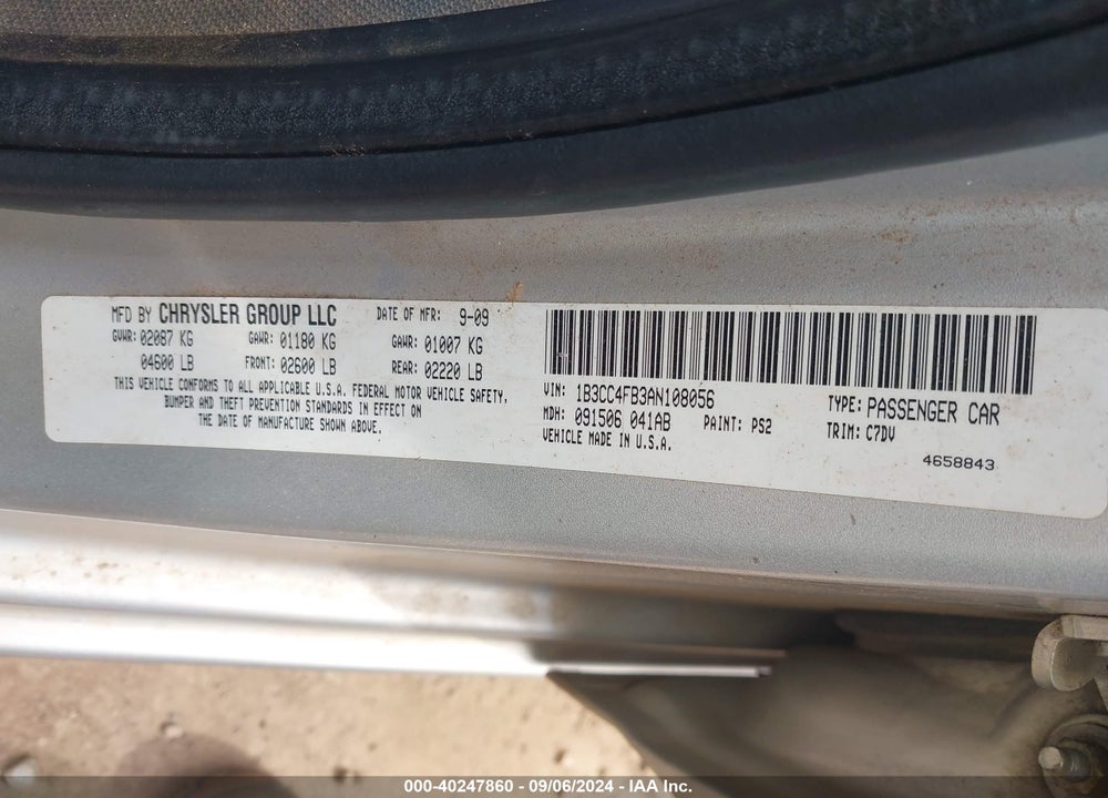 2010 DODGE AVENGER SXT VIN: 1B3CC4FB3AN108056