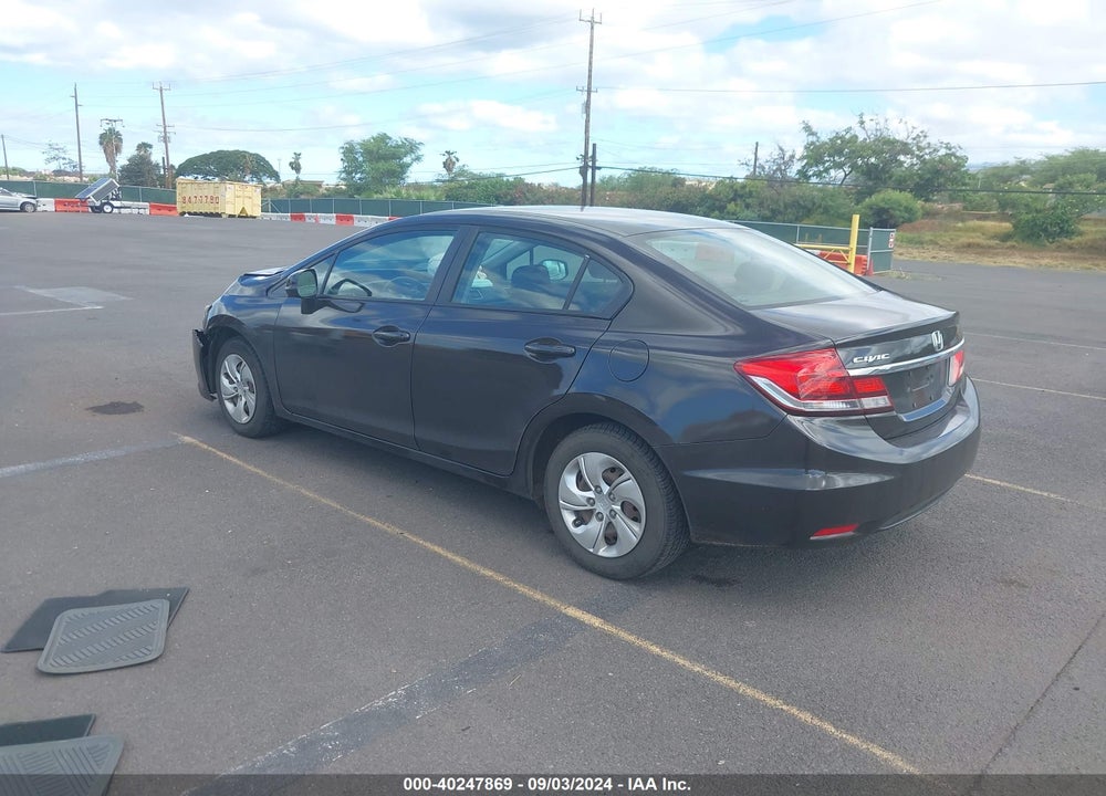2013 HONDA CIVIC LX VIN: 19XFB2E56DE011909