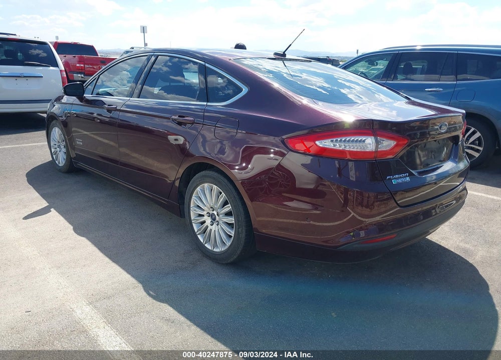 2013 FORD FUSION ENERGI SE LUXURY VIN: 3FA6P0PU2DR325372