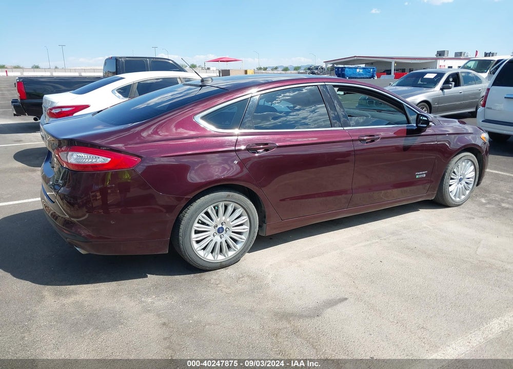 2013 FORD FUSION ENERGI SE LUXURY VIN: 3FA6P0PU2DR325372