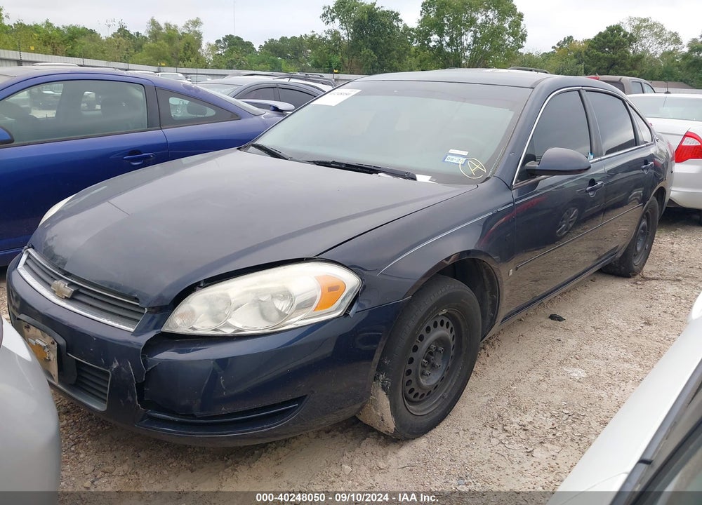 2008 CHEVROLET IMPALA LS VIN: 2G1WB58K589198334