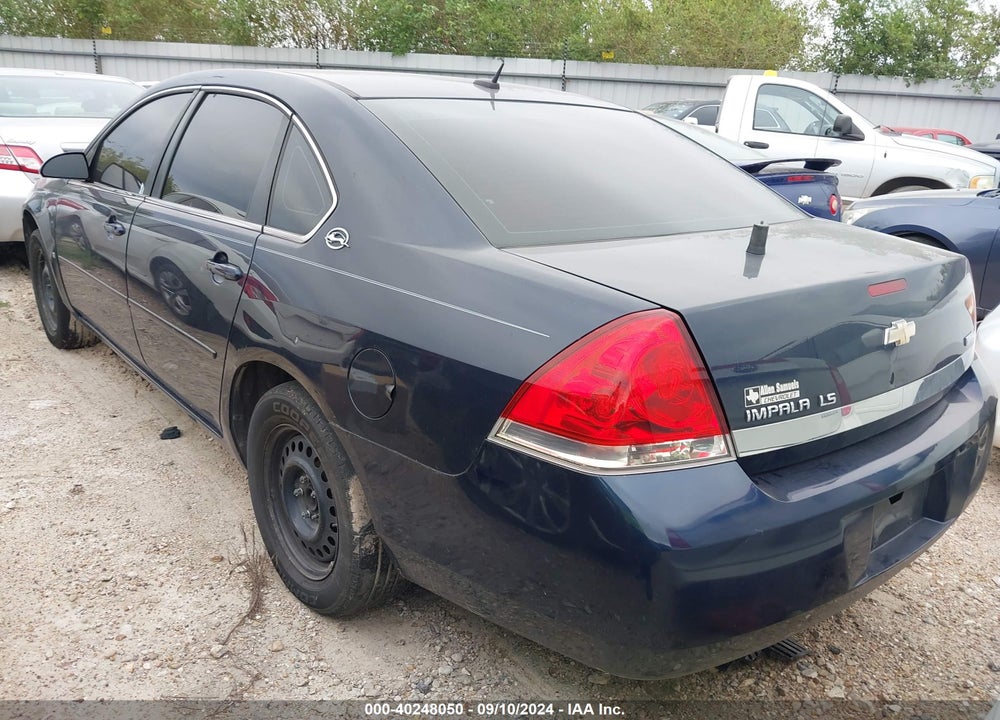 2008 CHEVROLET IMPALA LS VIN: 2G1WB58K589198334