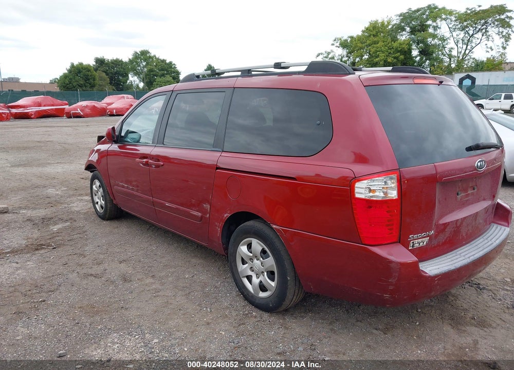 2008 KIA SEDONA LX VIN: KNDMB233086229087