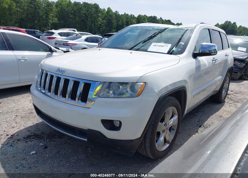 2012 JEEP GRAND CHEROKEE OVERLAND VIN: 1C4RJECG2CC354700