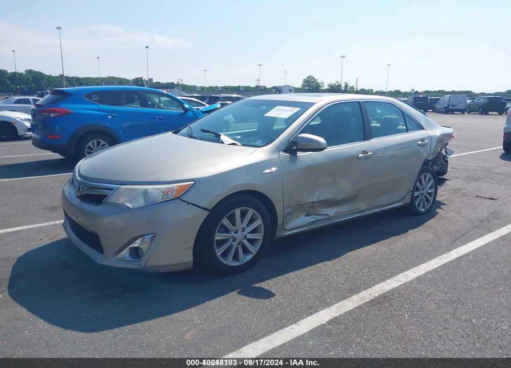 2014 TOYOTA CAMRY HYBRID XLE VIN: 4T1BD1FK1EU139352
