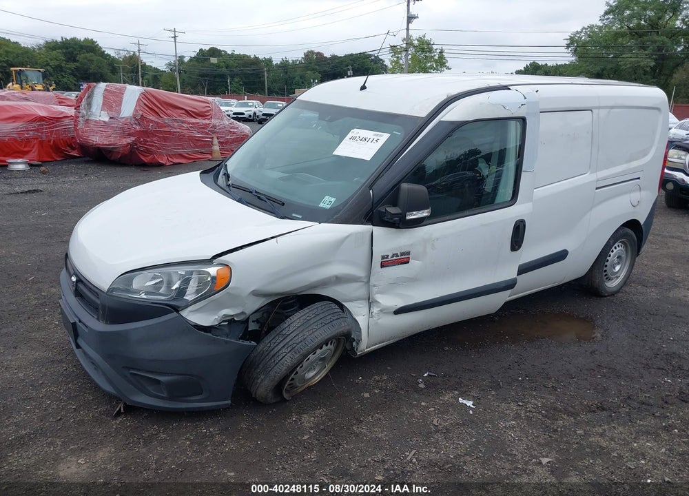2018 RAM PROMASTER CITY TRADESMAN VIN: ZFBERFAB7J6J18661
