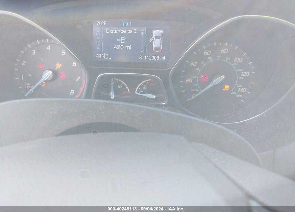 2014 FORD FOCUS VIN: 1FADP3K21EL322316