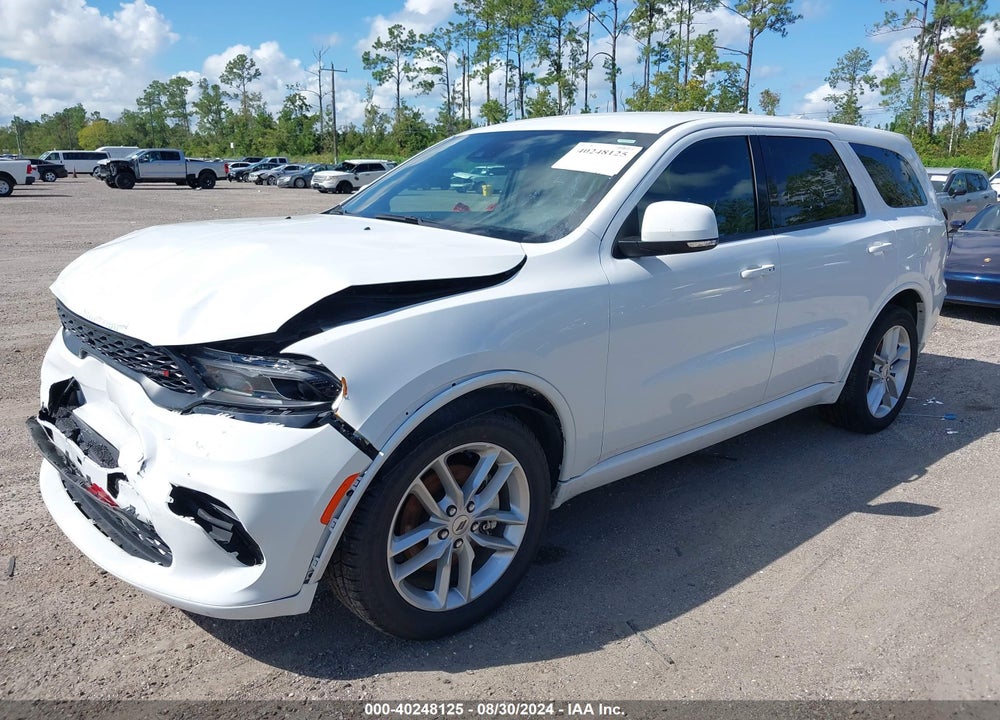 2022 DODGE DURANGO GT PLUS RWD VIN: 1C4RDHDG3NC226167