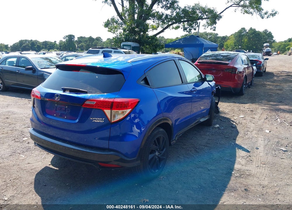2021 HONDA HR-V AWD SPORT VIN: 3CZRU6H1XMM735559
