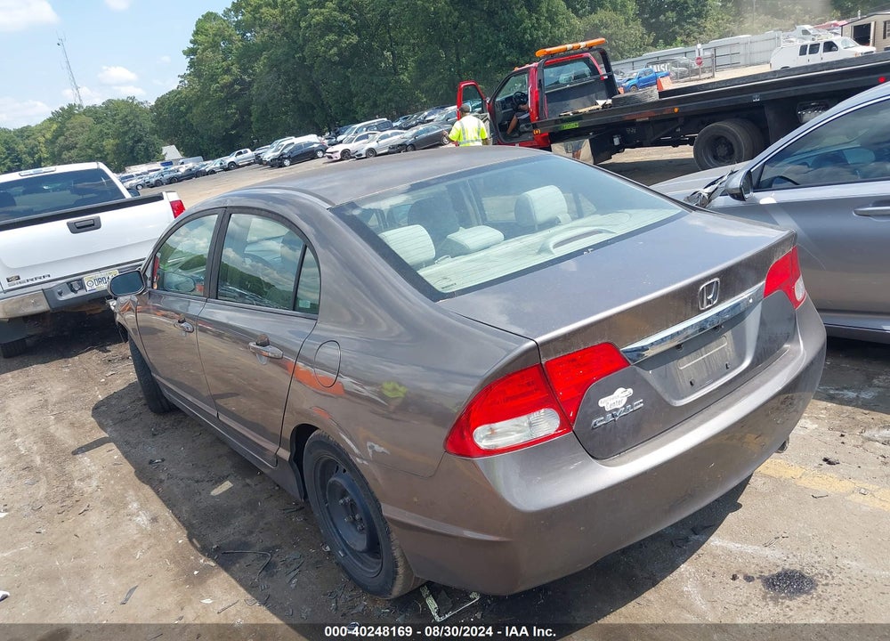 2009 HONDA CIVIC LX VIN: 19XFA16599E022745