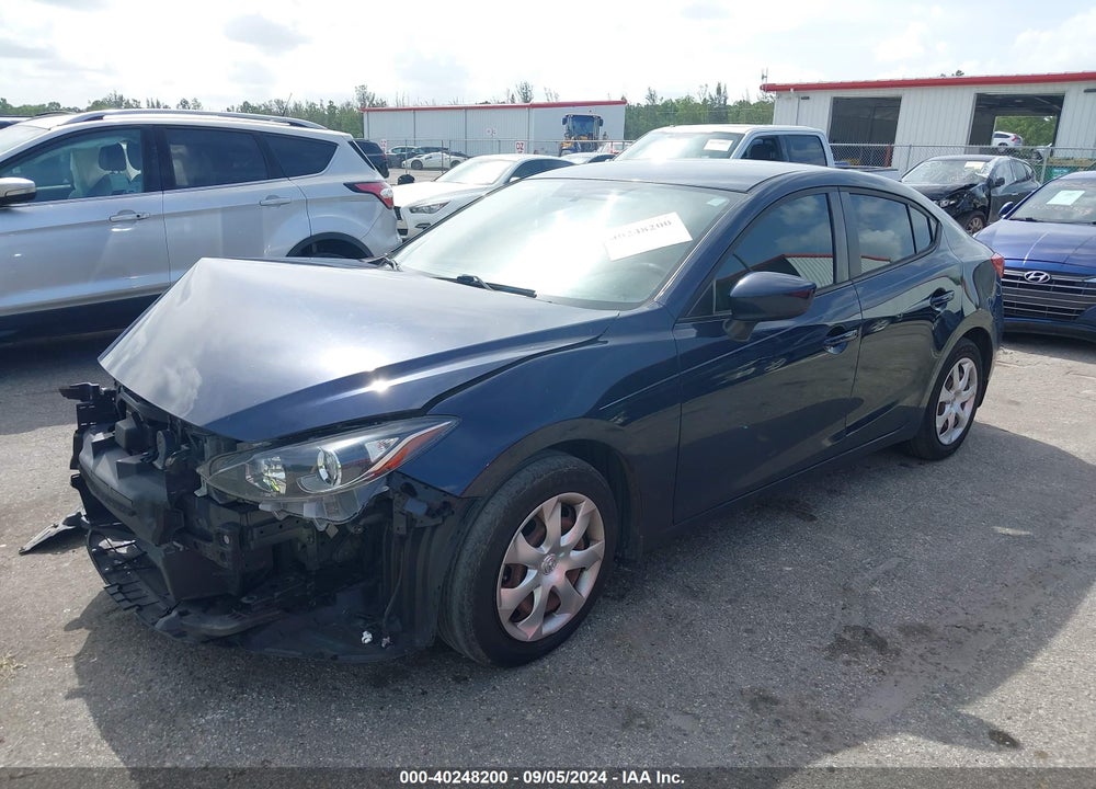 2016 MAZDA 3 I SPORT VIN: 3MZBM1T74GM243701