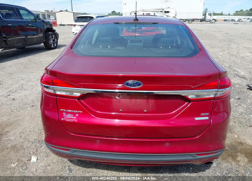 2018 FORD FUSION SE VIN: 3FA6P0HD0JR130509