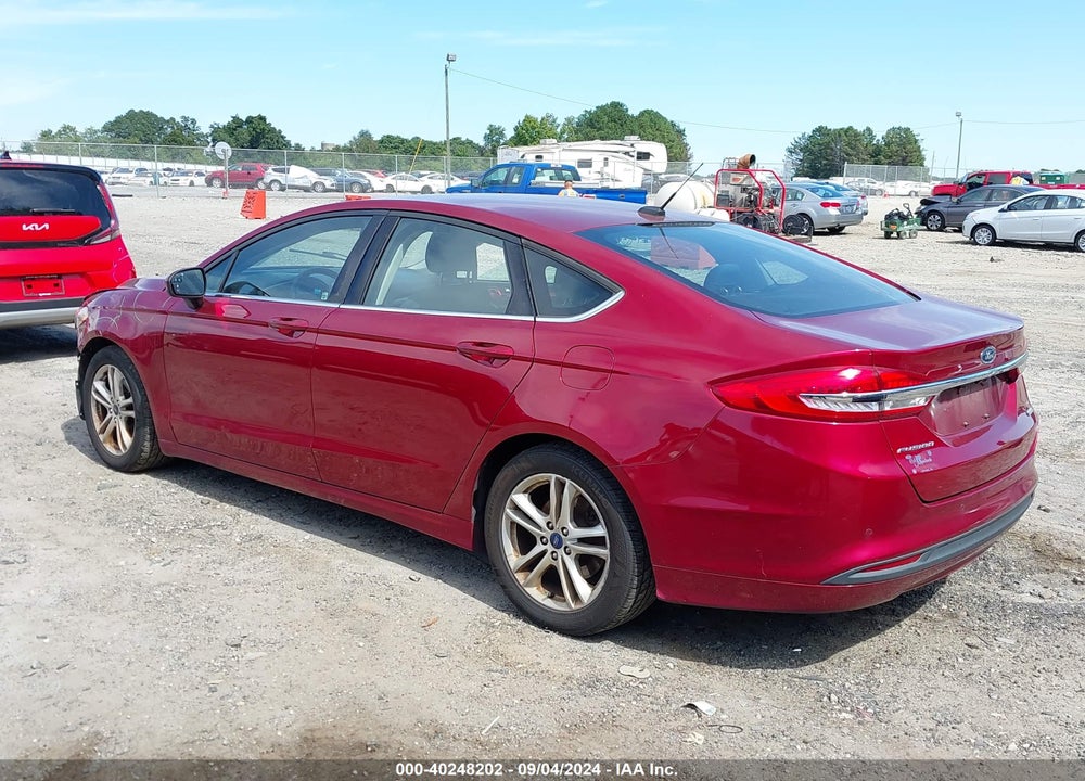 2018 FORD FUSION SE VIN: 3FA6P0HD0JR130509