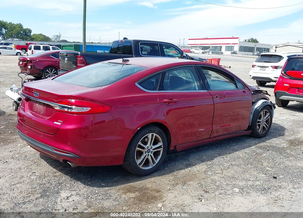 2018 FORD FUSION SE VIN: 3FA6P0HD0JR130509