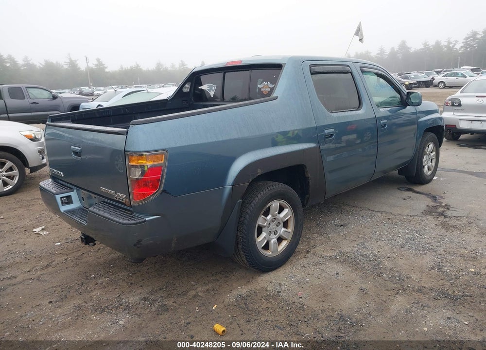 2006 HONDA RIDGELINE RTL VIN: 2HJYK16506H570182