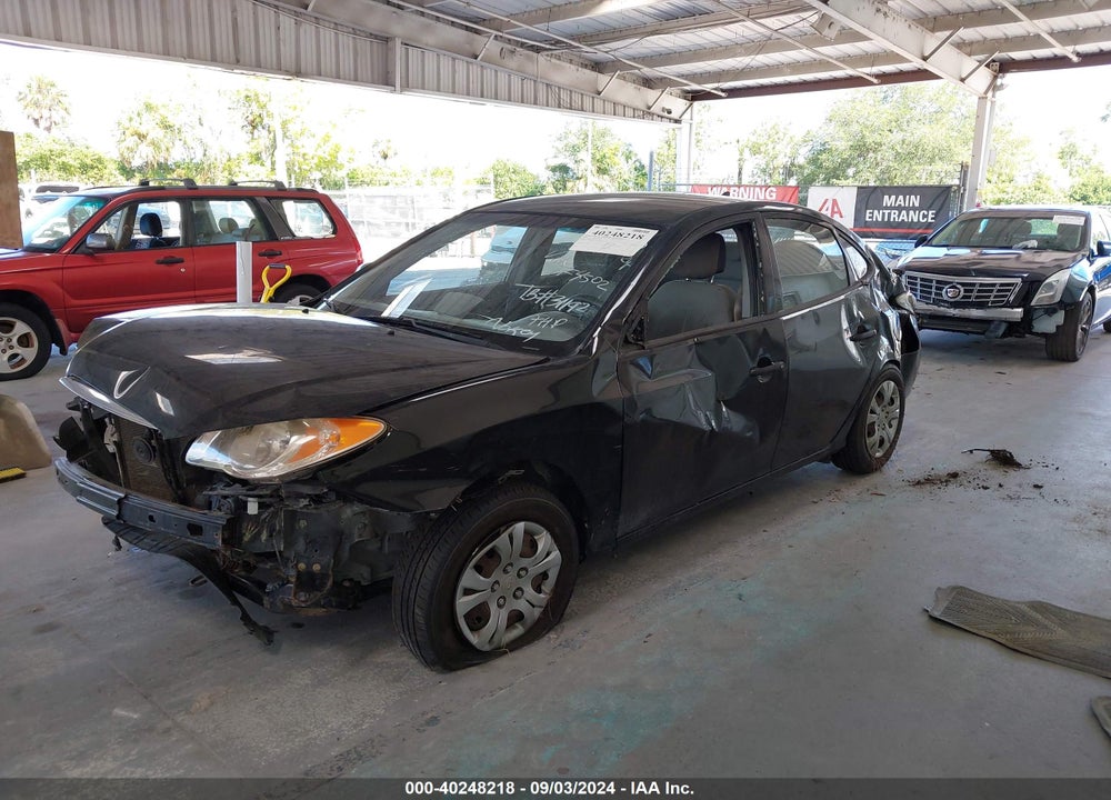 2010 HYUNDAI ELANTRA GLS VIN: KMHDU4AD6AU134502