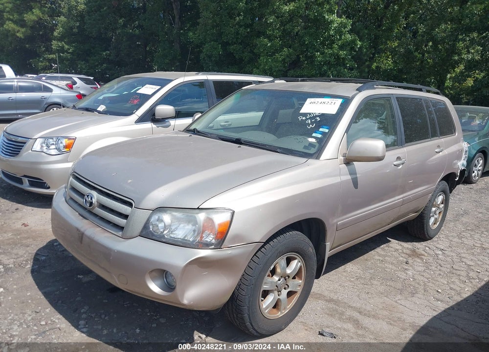 2005 TOYOTA HIGHLANDER V6 VIN: JTEDP21A050063599