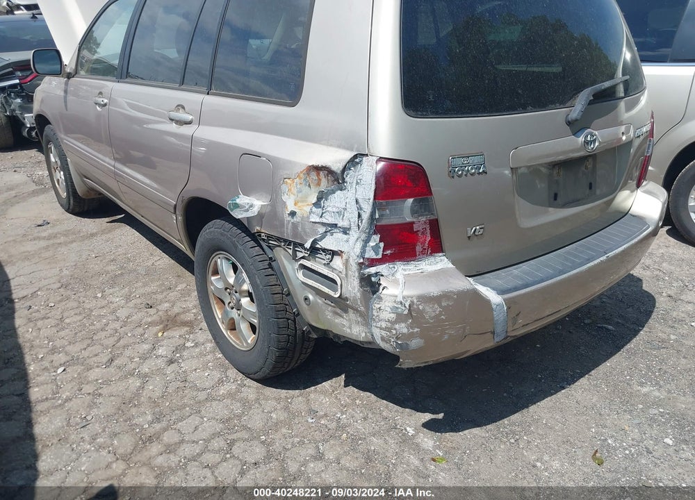 2005 TOYOTA HIGHLANDER V6 VIN: JTEDP21A050063599