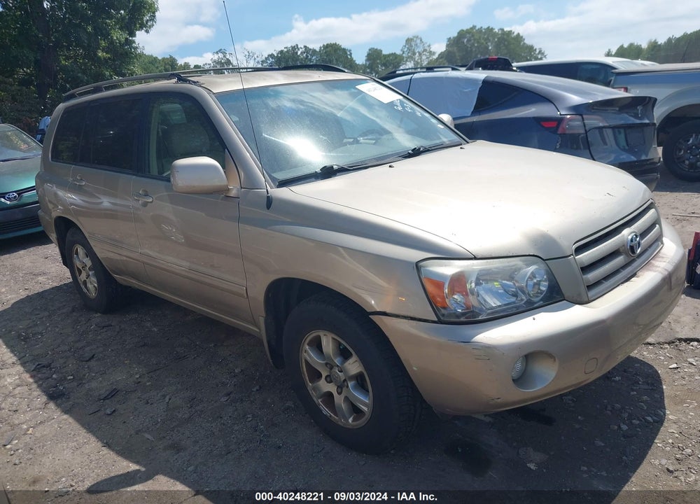2005 TOYOTA HIGHLANDER V6 VIN: JTEDP21A050063599