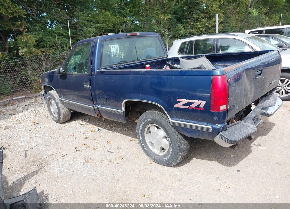 1998 CHEVROLET K1500 FLEETSIDE VIN: 1GCEK14R2WZ145298