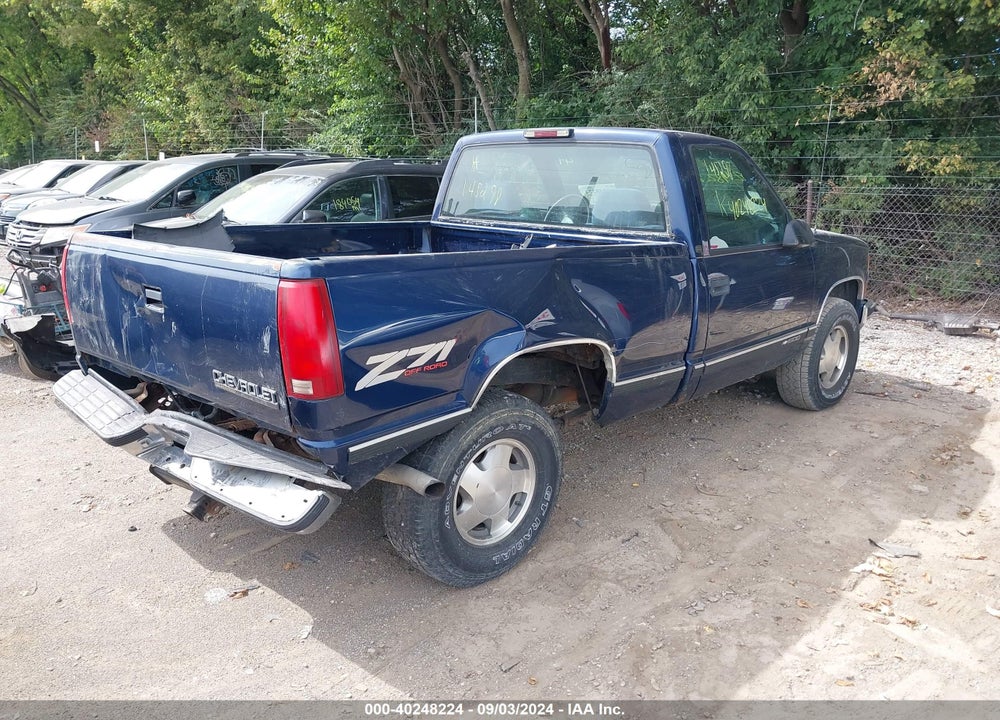 1998 CHEVROLET K1500 FLEETSIDE VIN: 1GCEK14R2WZ145298