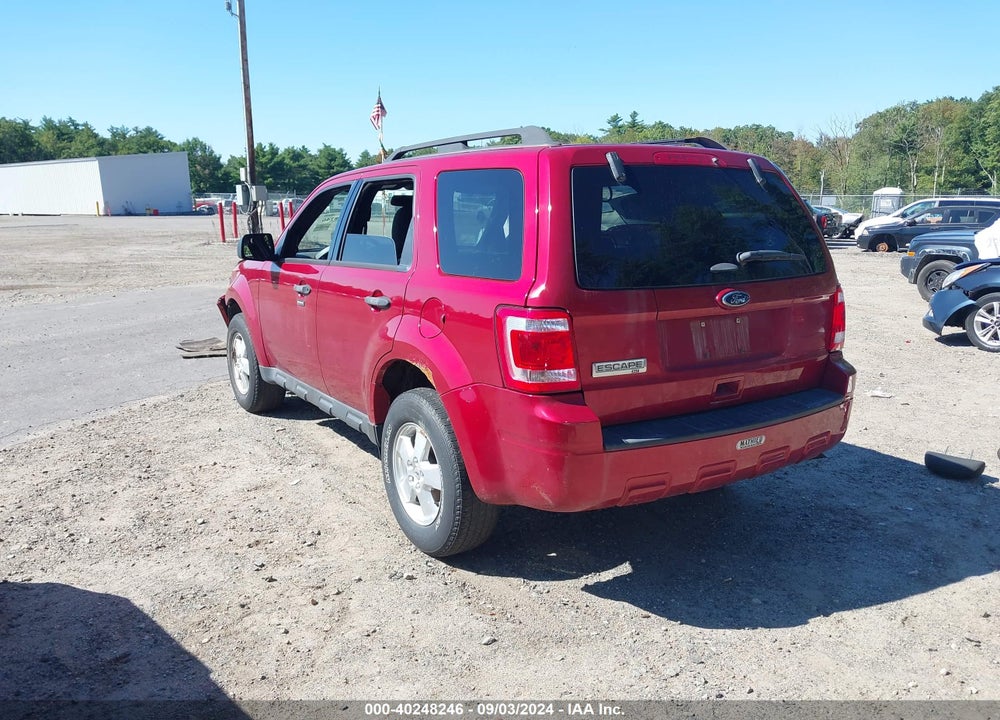 2012 FORD ESCAPE XLT VIN: 1FMCU9D78CKB60497