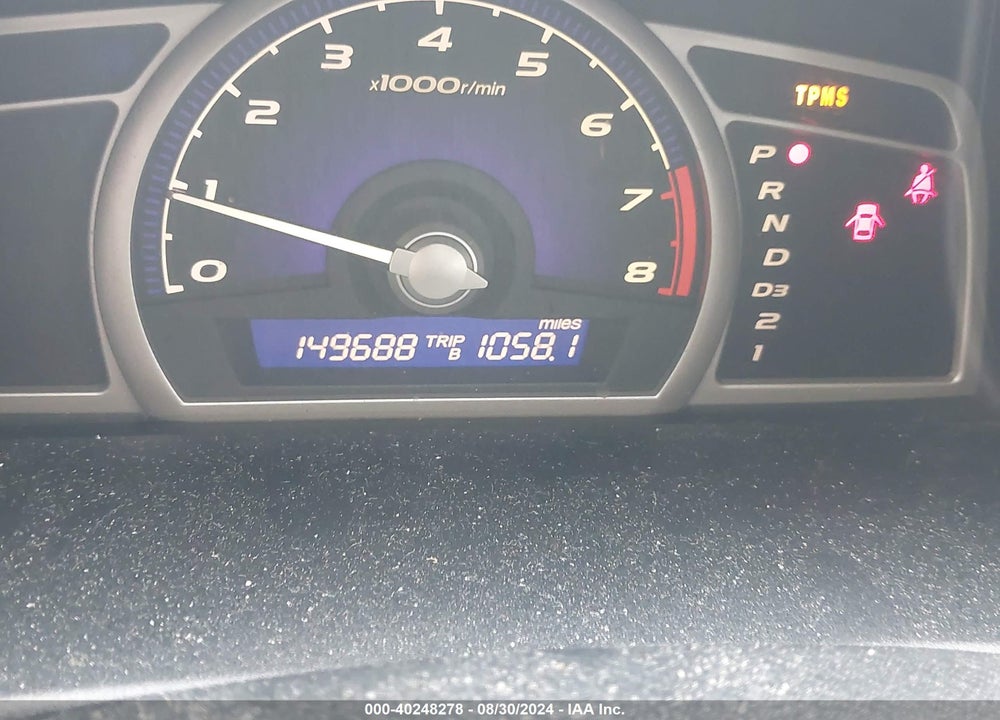 2008 HONDA CIVIC SDN LX VIN: 2HGFA16598H342538