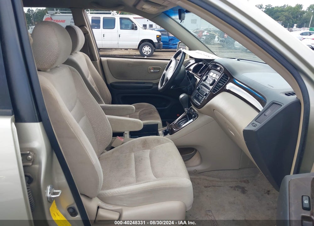 2003 TOYOTA HIGHLANDER LIMITED V6 VIN: JTEGF21A930101392