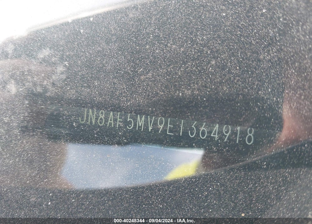 2014 NISSAN JUKE VIN: JN8AF5MV9ET364918