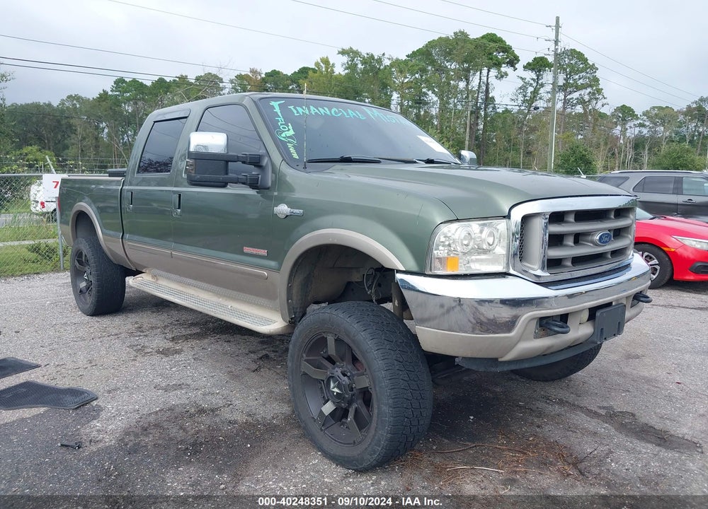 2004 FORD F-250 LARIAT/XL/XLT VIN: 1FTNW21P34EC25209