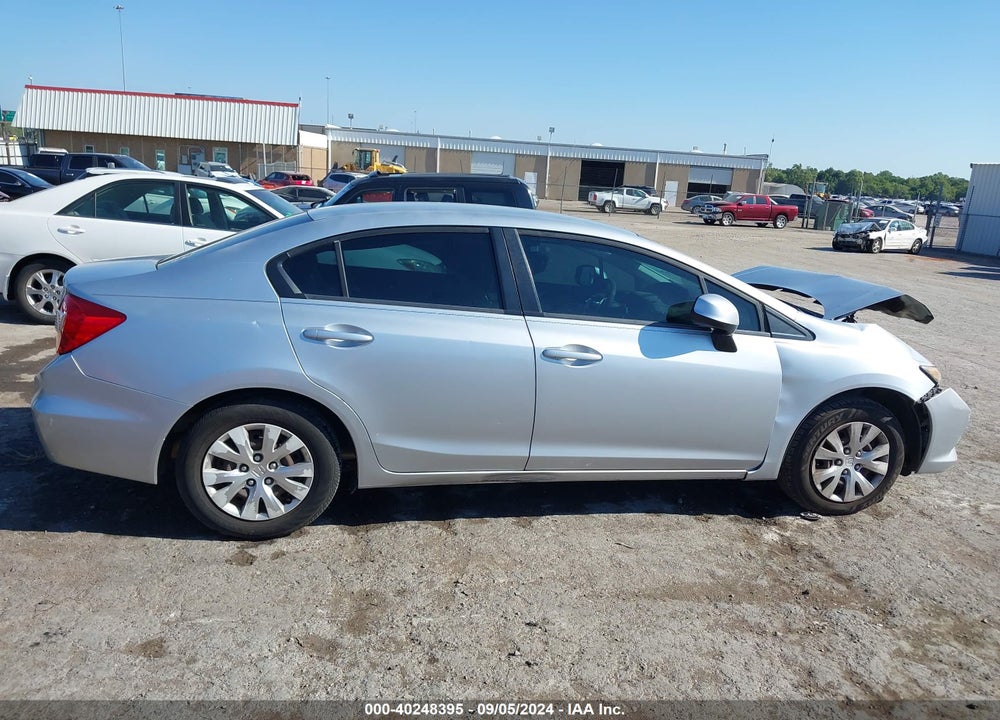 2012 HONDA CIVIC LX VIN: 2HGFB2F56CH591648