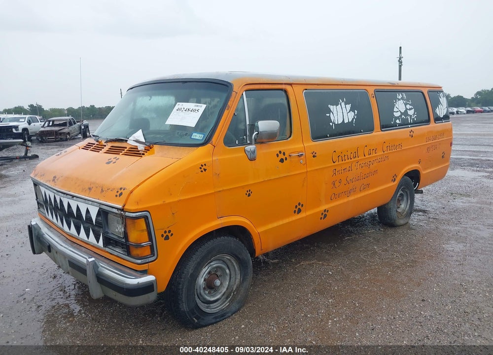 1988 DODGE RAM WAGON B350 BUS VIN: 2B5WB31W7JK110898