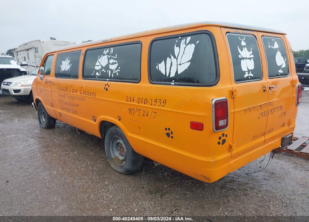 1988 DODGE RAM WAGON B350 BUS VIN: 2B5WB31W7JK110898