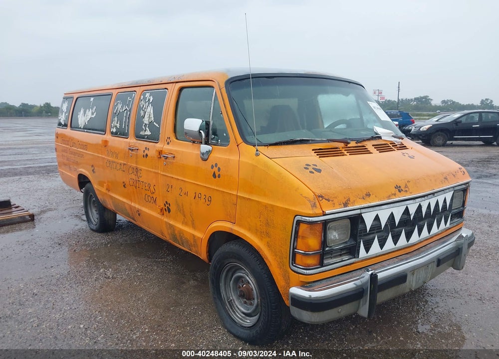1988 DODGE RAM WAGON B350 BUS VIN: 2B5WB31W7JK110898