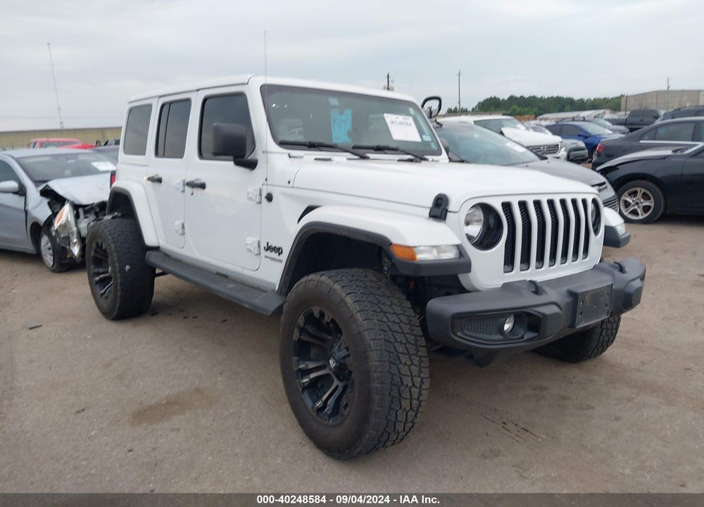 2021 JEEP WRANGLER UNLIMITED SAHARA ALTITUDE 4X4 VIN: 1C4HJXEG9MW511420