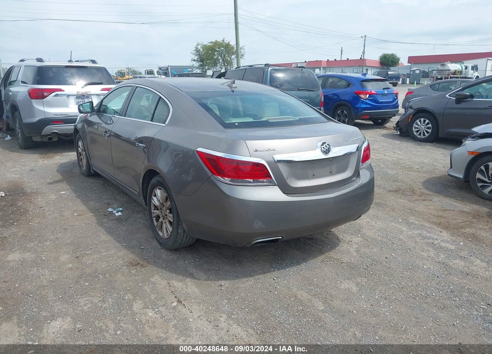 2012 BUICK LACROSSE CONVENIENCE GROUP VIN: 1G4GB5G32CF169696
