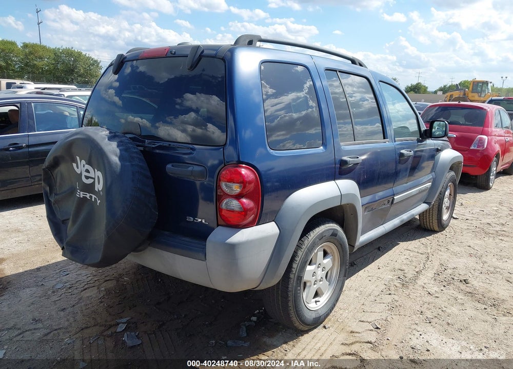 2005 JEEP LIBERTY VIN: 1J4GK48K45W623187