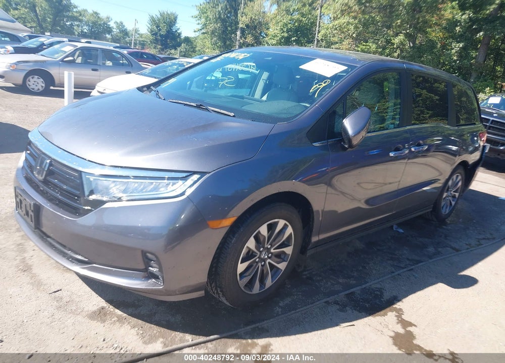2022 HONDA ODYSSEY EX-L VIN: 5FNRL6H72NB009178